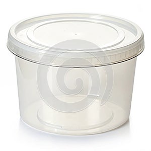 Container isolated on white background photo