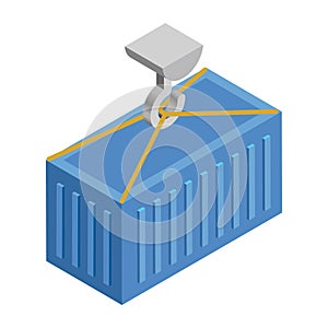 Container - Isometric 3d illustration.