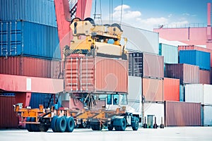 Container loading and unloading