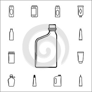 container for motor oil icon. Bottle icons universal set for web and mobile