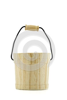 container, package, pot with handle wood