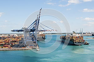 Container Port Ship