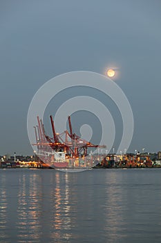 Container Port Terminal in Vancouver