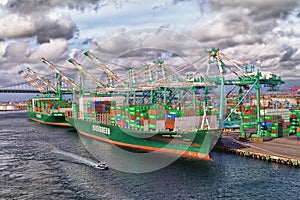 Container Ship - Port of Los Angeles