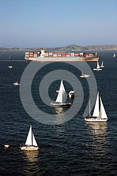 Container Ship, San Francisco