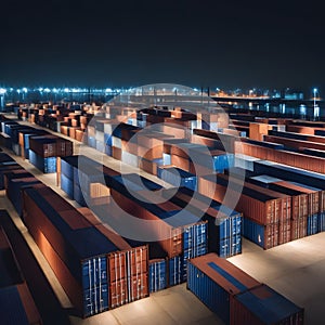 container for ship tranportation, ai-generatet