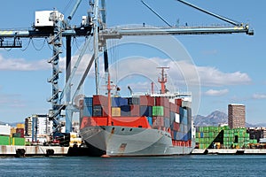 Container ship photo