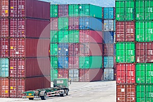 Container stack yards