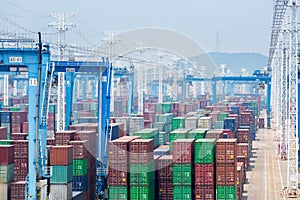 Container stack yards