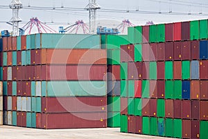 Container stack yards