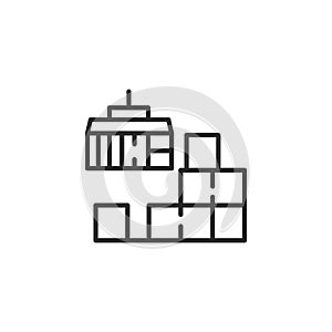 Container Stacking Icon