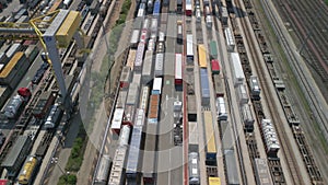 Container Terminal Aerial View