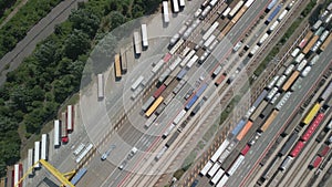 Container Terminal Aerial View