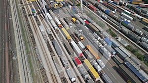 Container Terminal Aerial View