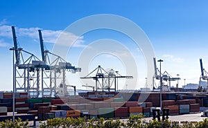 Container terminal, cargo port.