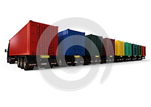 Container Trucks fleet concept