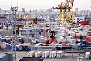 Containers, cargo, shipping...