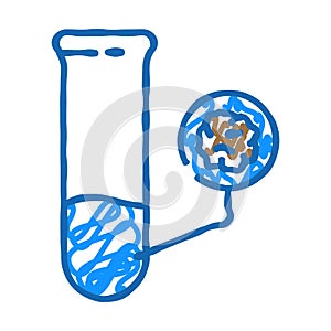 contaminant detection hydrogeologist icon doodle illustration photo