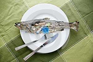 Contaminated fish