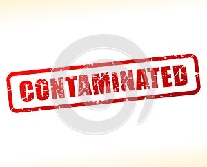 Contaminated text buffered