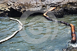 contamination with oil spill catastrophe and spill of 11,900 barrels of crude oil from the Repsol company on the Peruvian coast