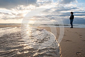 Contemplation by the Sea