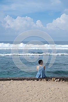 Contemplation by the Sea, Bali, Indonesia