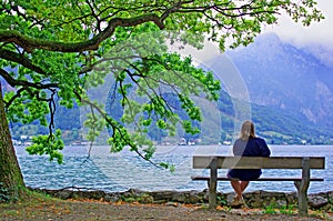 Contemplative Woman