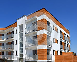 Contemporary apartment building