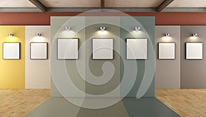 Contemporary art gallery