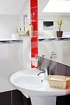 Contemporary bathroom interior