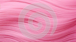Contemporary Candy-coated Pink Hair Close Up With Limited Color Range