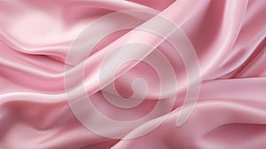 Contemporary Candy-coated Pink Silk Fabric Background