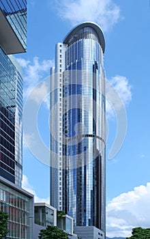 Contemporary City Skyscraper