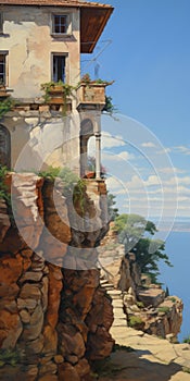 Contemporary Classicism A Cliff Side Masterpiece By Alejandro Burdisio