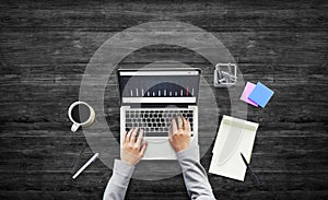 Contemporary Design Desk Minimal Modern Concept