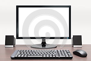 Contemporary desktop computer photo