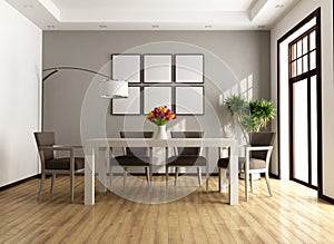 Contemporary dining room