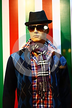 Contemporary Fashion Apparel on Male Mannequin