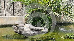 Contemporary garden water feature