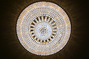 Contemporary glass chandelier