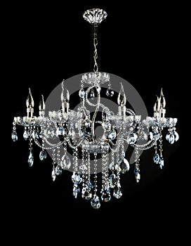 Contemporary glass chandelier