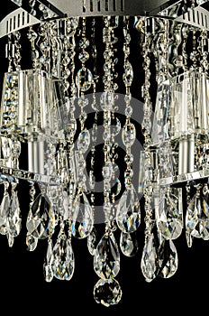 Contemporary glass chandelier crystals