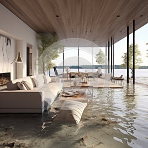 Contemporary Home Underwater: The Consequences of Flooding