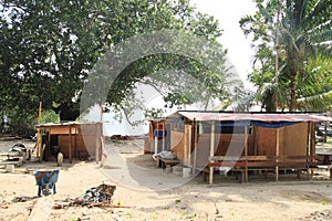 Contemporary houses after typhoon