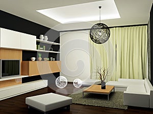 Contemporary living-room