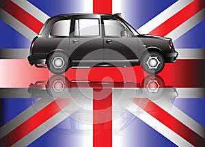 Contemporary London taxi