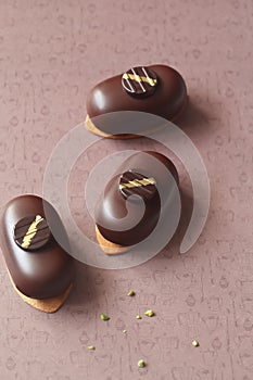 Contemporary Mini Mousse Cakes