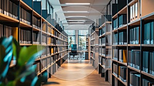 A Contemporary Office Demonstrating the Integration of Digitized Filing Systems and Electronic Document Solutions