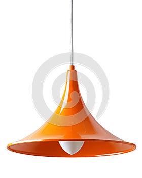 Contemporary Orange Ceiling Lamp for Interior Design Projects